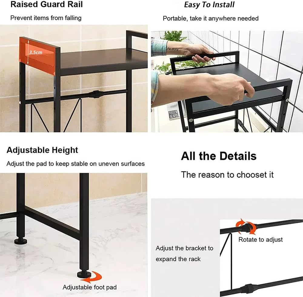 Etagère de Rangement de Cuisine Rétractable