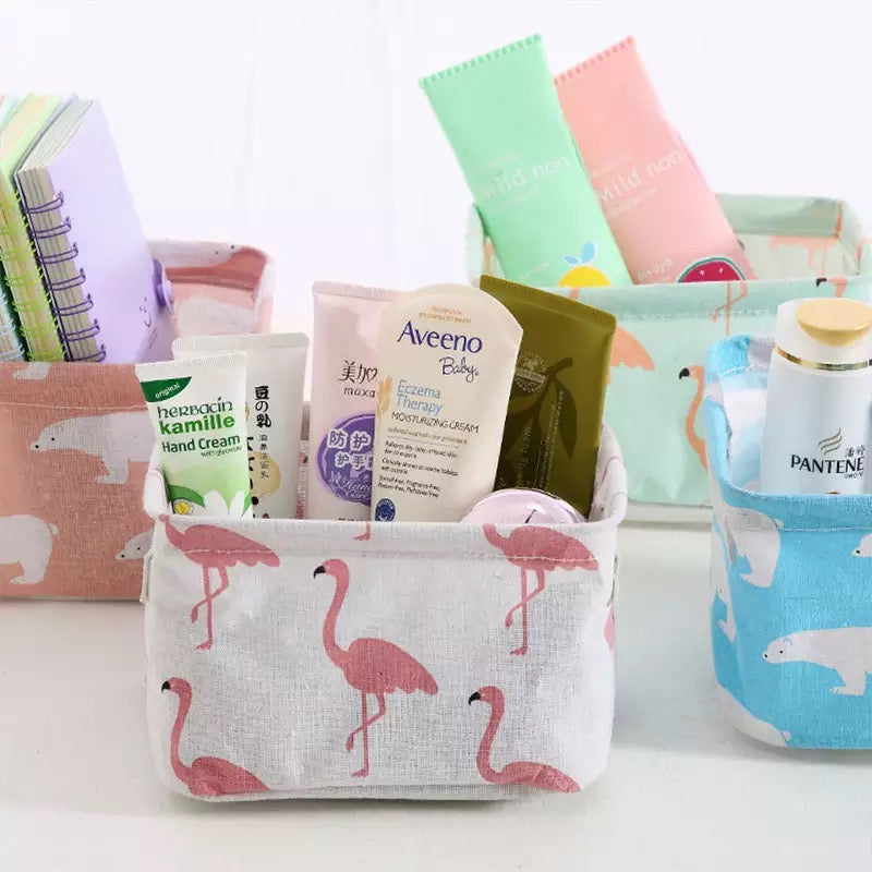 6 Paniers de Rangement carrés Pliables Multifonction