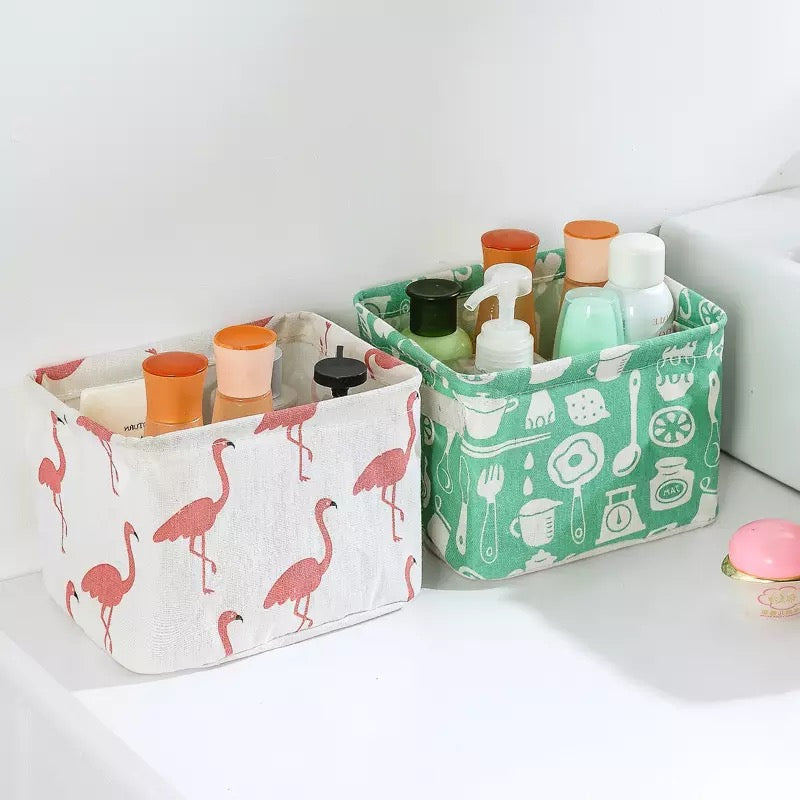 6 Paniers de Rangement carrés Pliables Multifonction