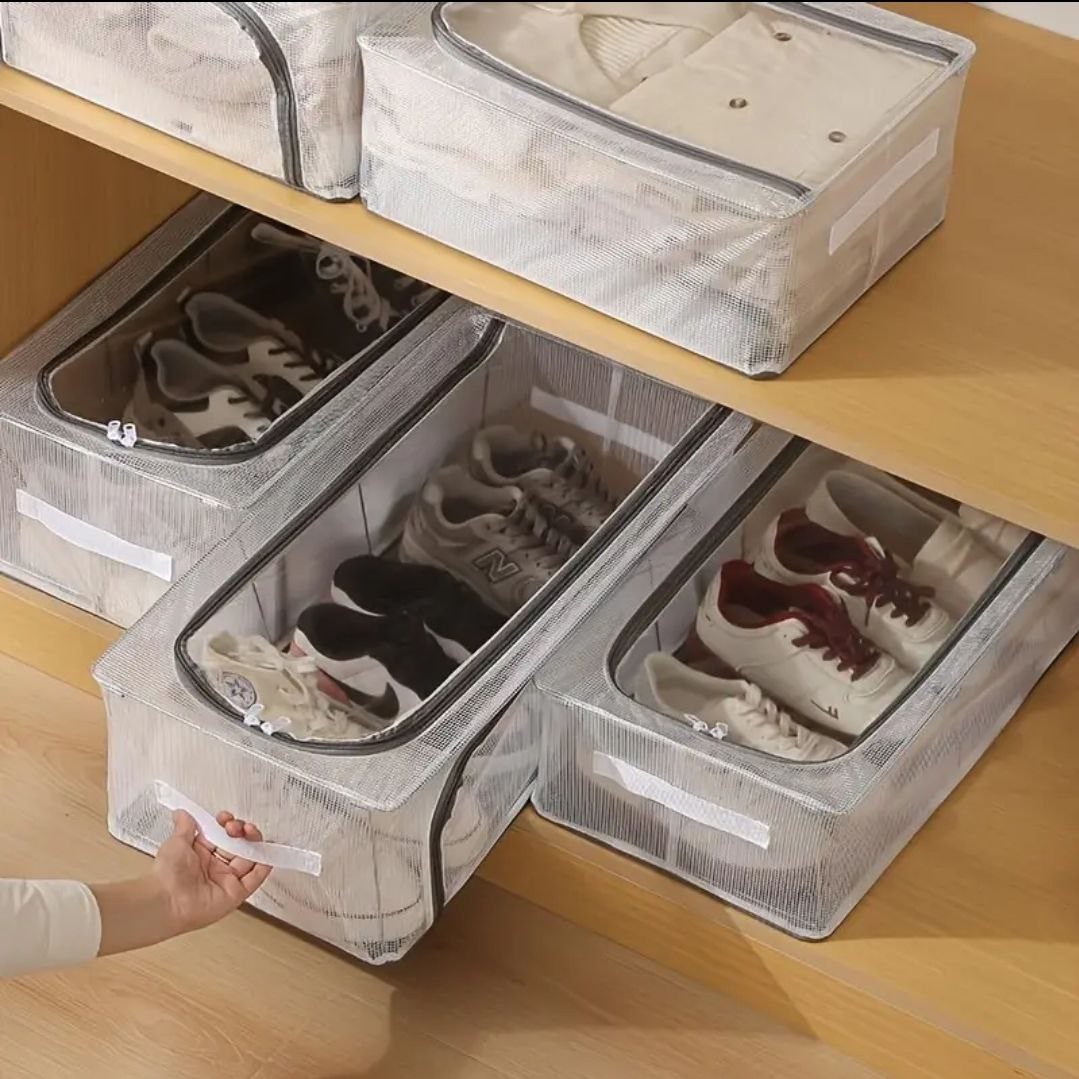 Rangement pliable pour chaussures – Protection et gain de place !