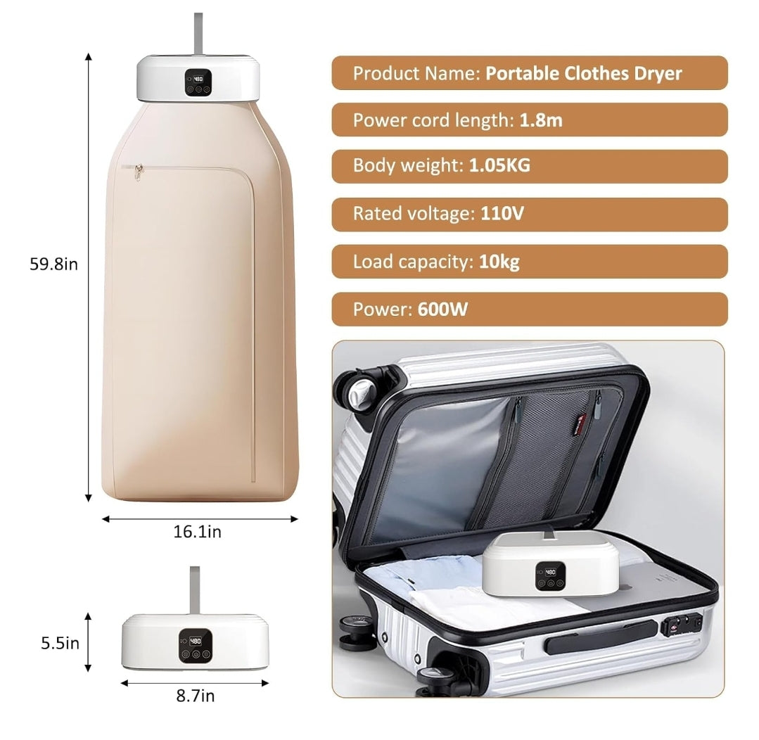 Sèche-linge électrique pliable