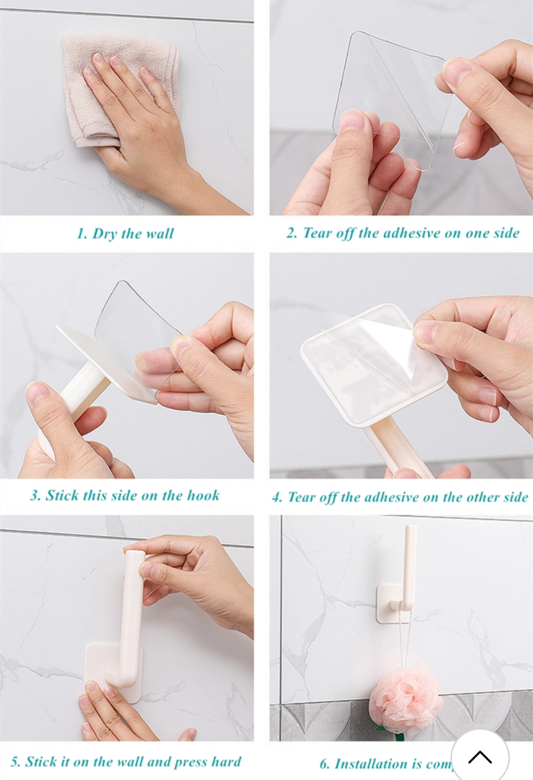 12 pièces Crochet de rangement multifonctionnel